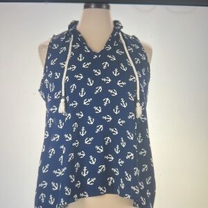 Liberty love Nautical style summer top
